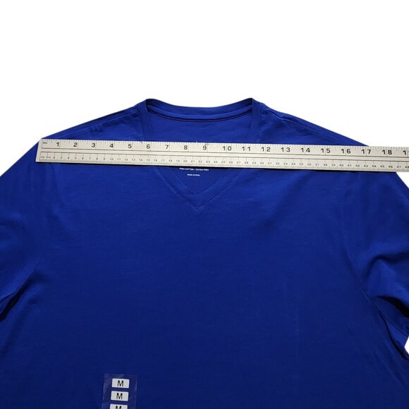 A/X Armani Exchange Men's Sleeve Long Sleeve Slim T-Shirt Solid Blue Size M - Picture 3 of 7